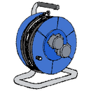 Kabelvinda 220V, 40 meter