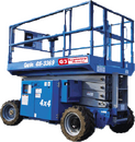 Saxlift 14 meter utomhusgående 4-hjulsdriven, dieseldriven