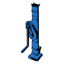 Domkraft, vevtyp med klack 3,5-5 ton